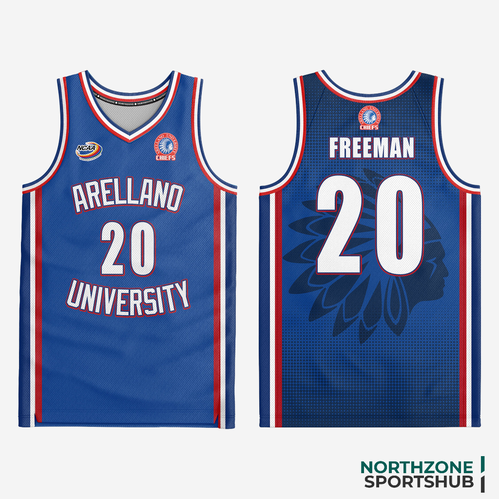 AU Arellano University NCAA Full Sublimated Basketball Jersey (TOP ...