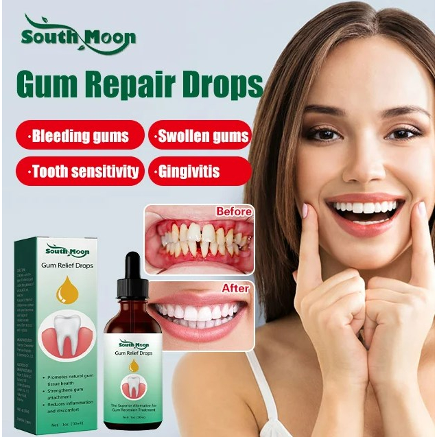 Gum Repair Drops Care for gums Relieve periodontal blistering Oral ...