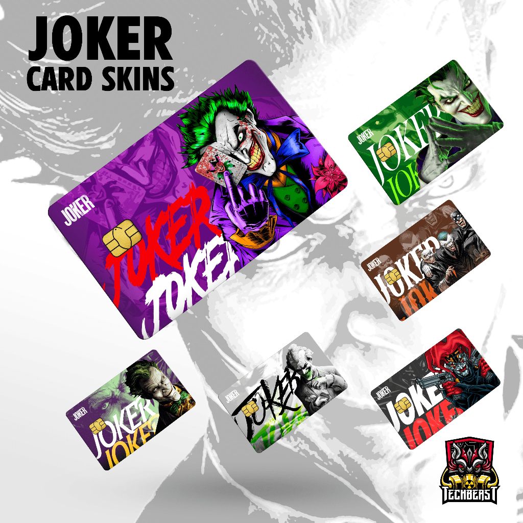 3M Joker ATM Debit Credit Beep Card Skin Vinyl Sticker Techbeast ...