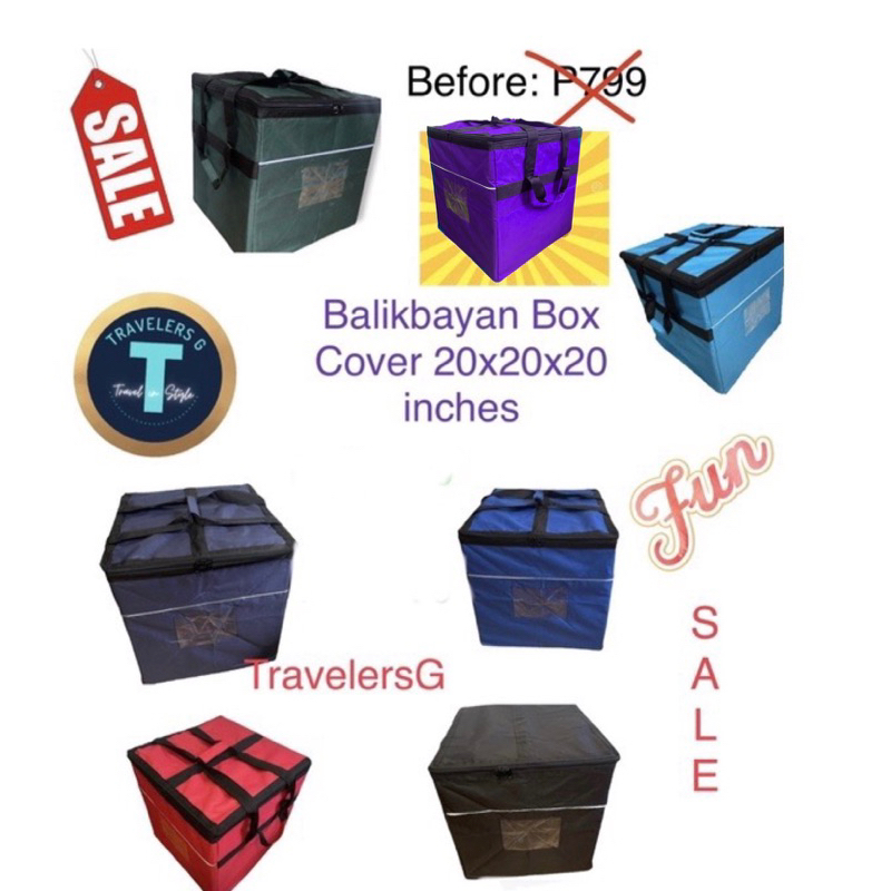 Balikbayan Box Cover Heavy Duty (Bag Only) 20x20x20 inches On hand, we ...