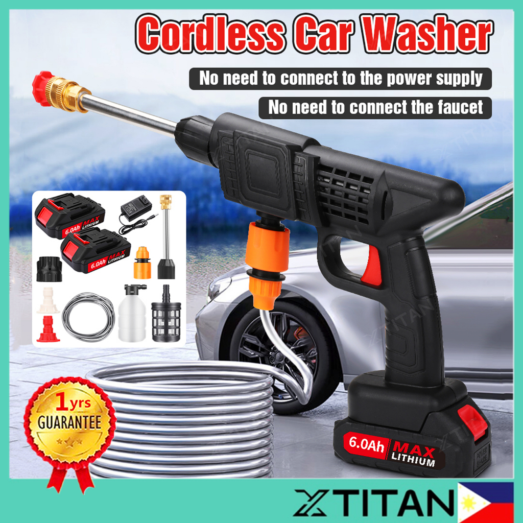 NEW 】XTITAN Portable Water Jet Car Wash Gun Portable High Pressure