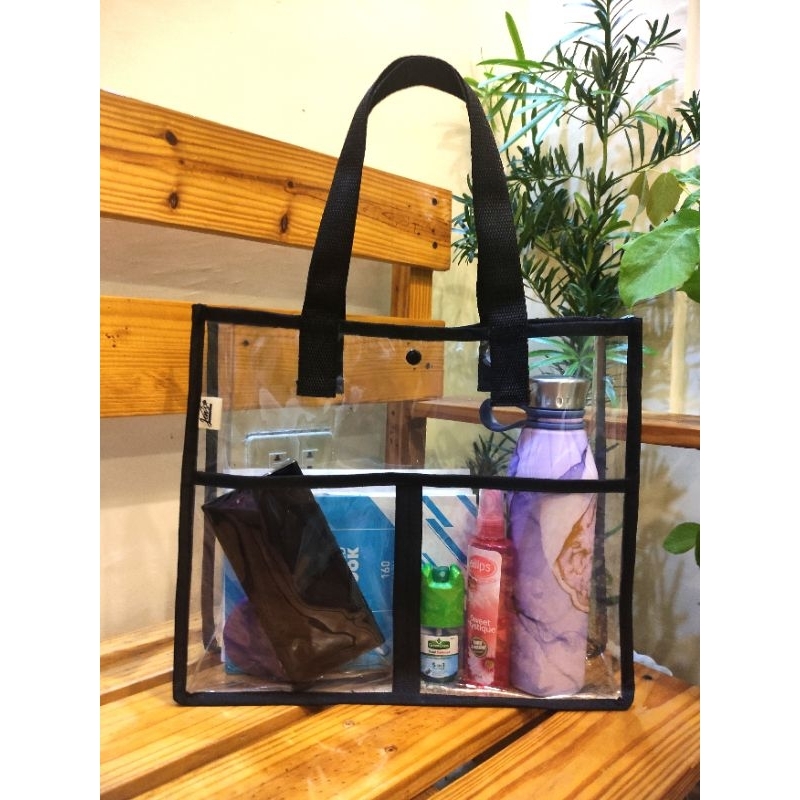 Clear store bag shopee