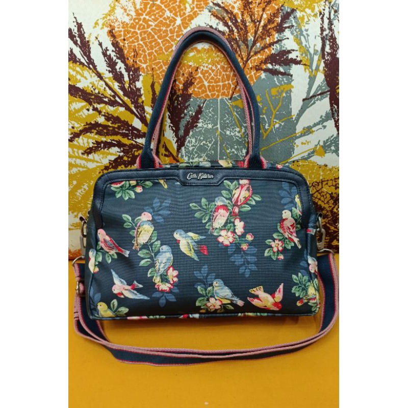 Cath kidston yellow leather bag hot sale