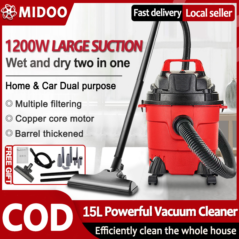 MIDOO Original Vacuum Cleaner 15L 1200W Household Carpet Vacuum Cleaner