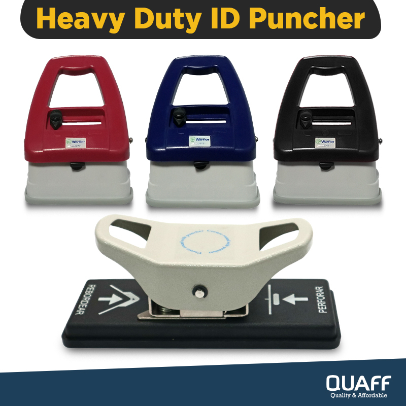 QUAFF Puncher Round Corner, Circle Hole, Slot Hole, Oblong Puncher (2in1 Puncher // 3in1 Puncher