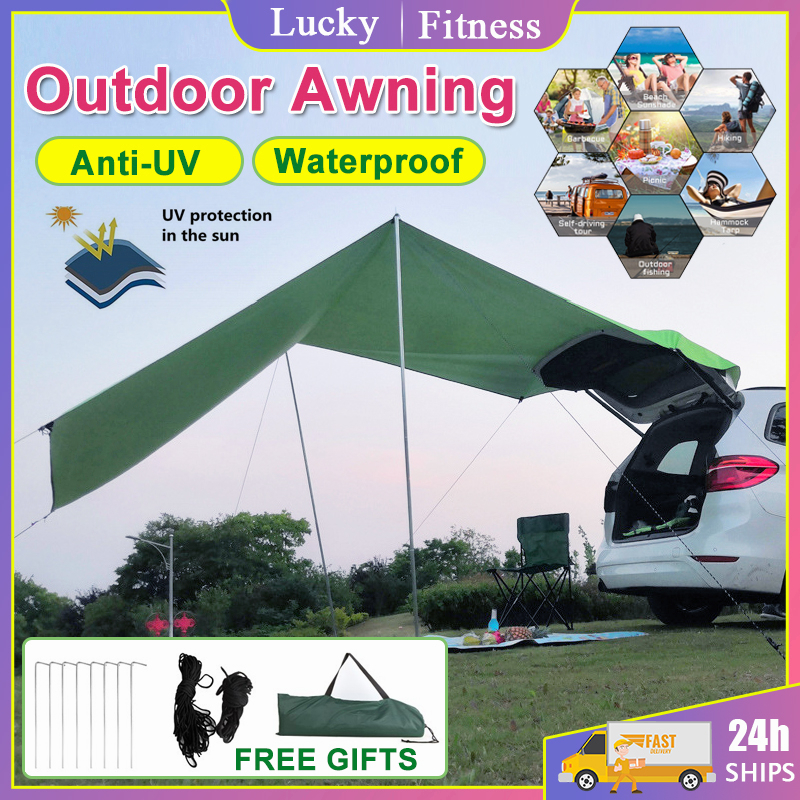 Flysheet Waterproof Awning Camping Tarp Tent Shelter Alas Tent Floor