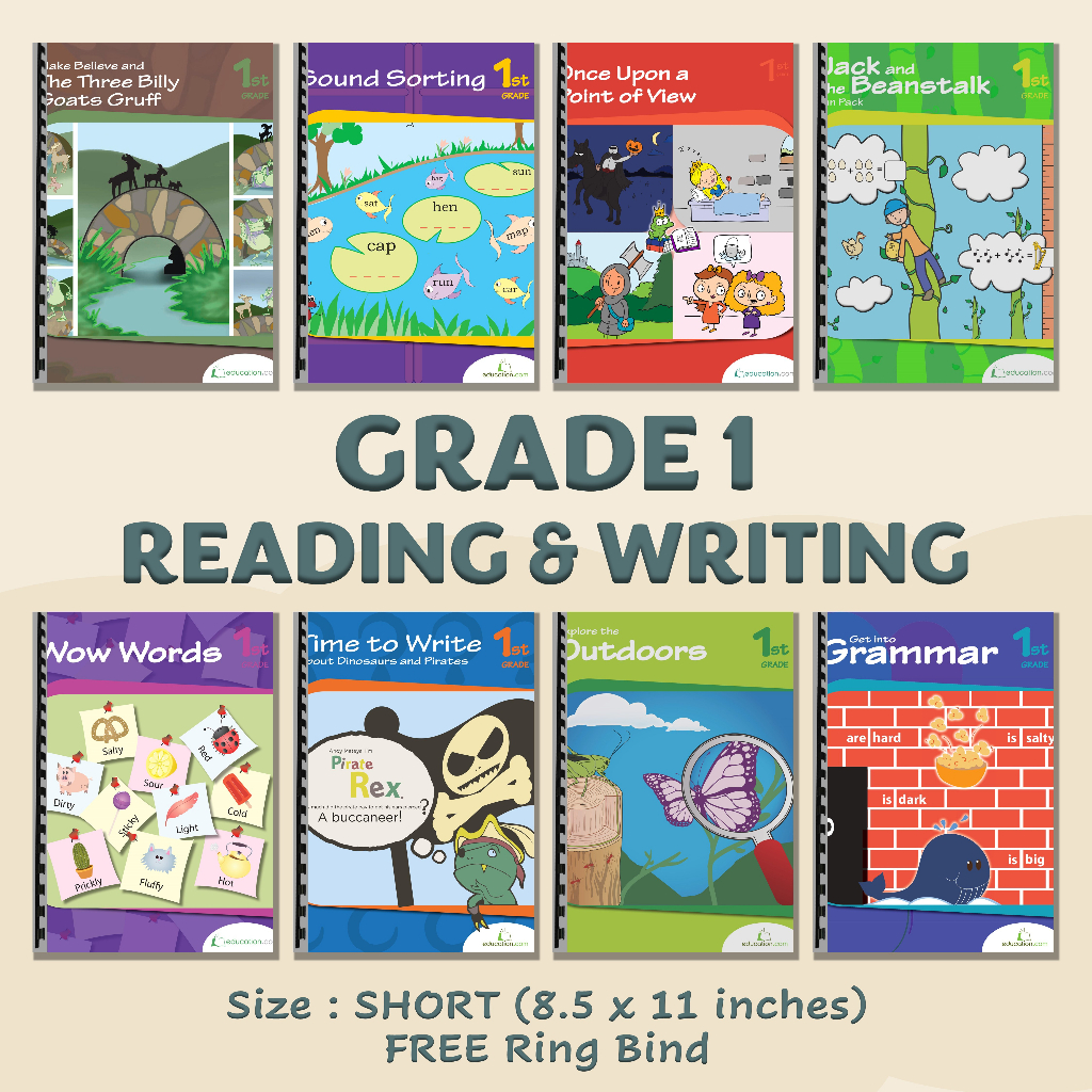 Grade 1 Reading & Writing (worksheets   Workbooks) 