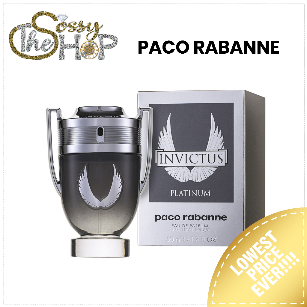 Paco Rabanne Invictus Platinum EDP | Shopee Philippines