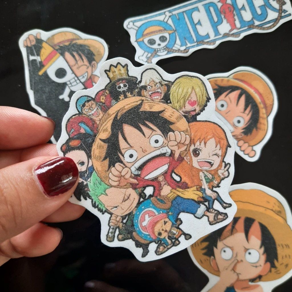 One Piece Anime Stickers 6pcs | Shopee Philippines