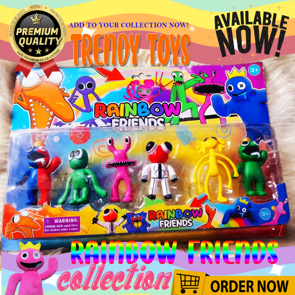 Fast Selling Toys >> Rainbow Friends Figure Set | Shopee Philippines