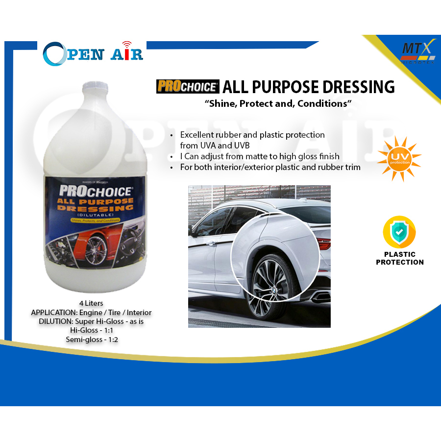 Microtex MTX Prochoice All Purpose Dressing (1 Gal 4L) | Shopee Philippines