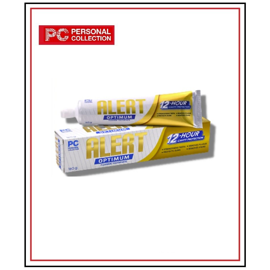 ALERT OPTIMUM FLUORIDE TOOTHPASTE 160 G | Shopee Philippines
