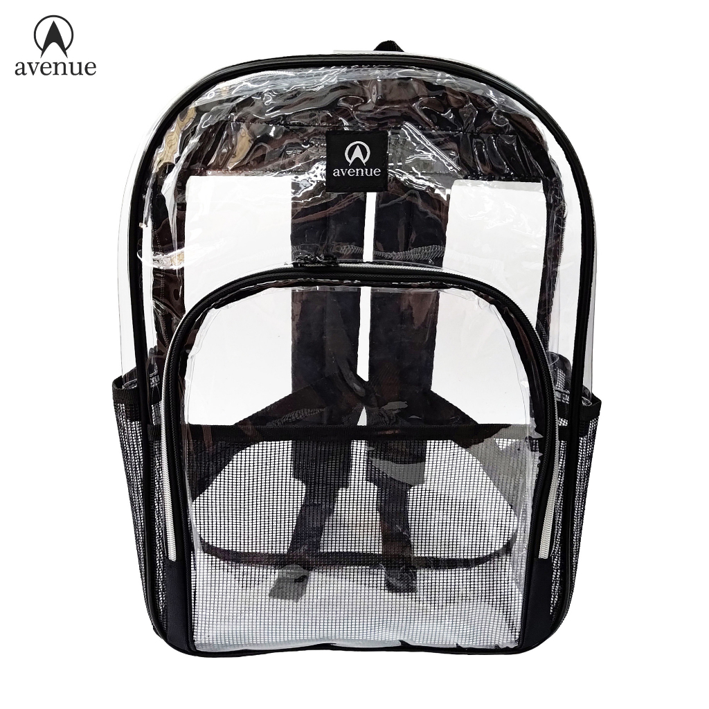 Avenue Transparent PVC Clear Mesh Backpack #3470 Thick Plastic Bag ...