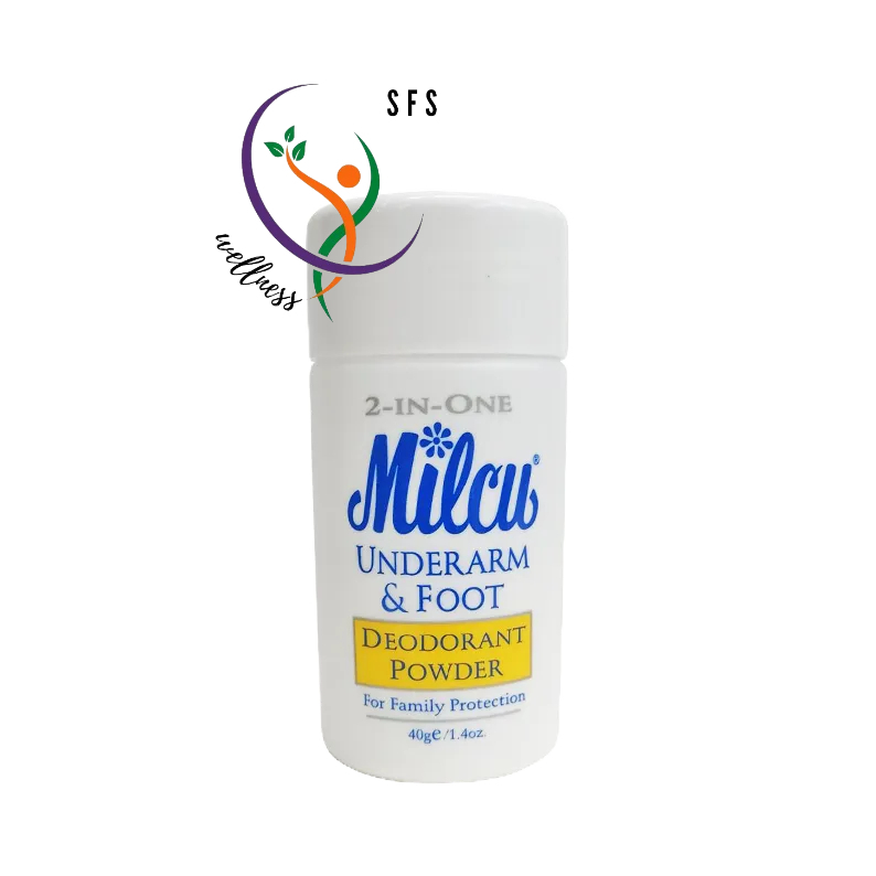 MILCU 2INONE UNDERARM & FOOT DEODORANT POWDER (40g) Shopee Philippines