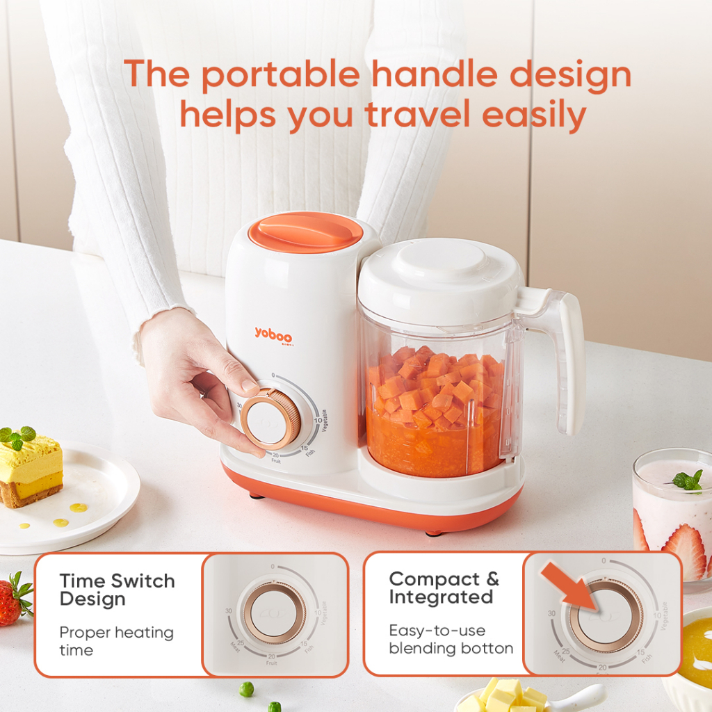 4. Yoboo Baby Multifunctional Food Processor