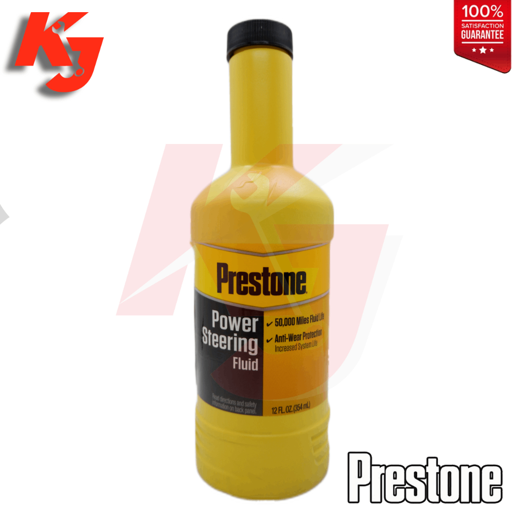 Prestone Power Steering Fluid +STOP LEAK 354ml & 946ML (PSF) Shopee