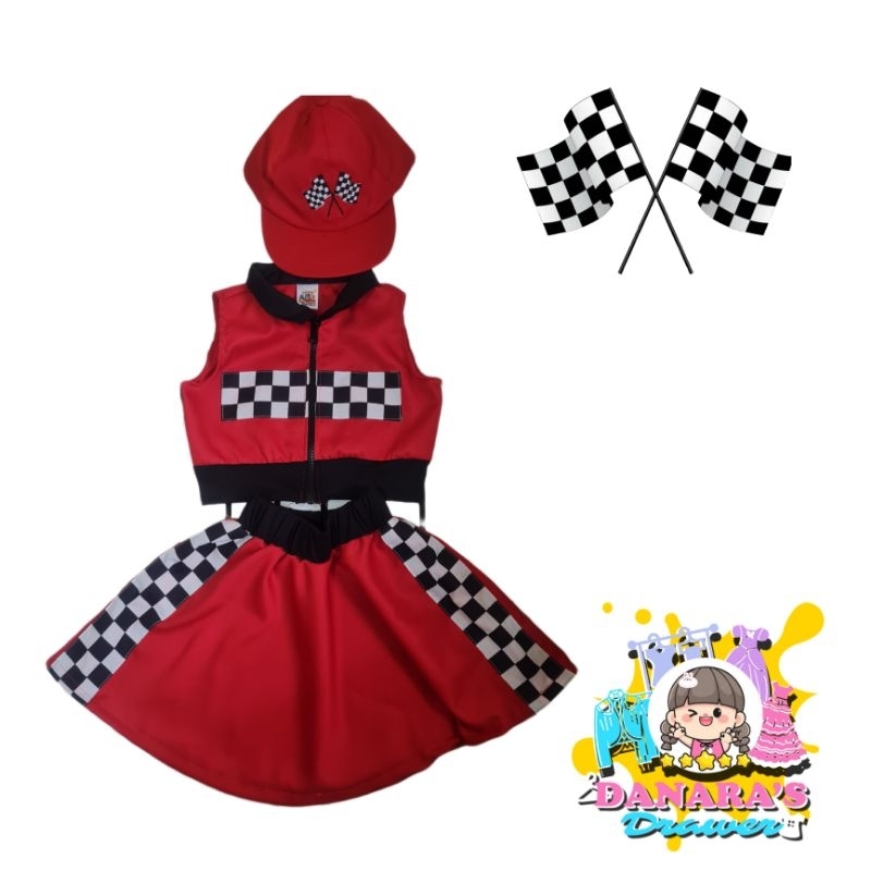 LADY RACER CAR RACER FERRARI HOTWHEELS RACING THEME | Shopee Philippines