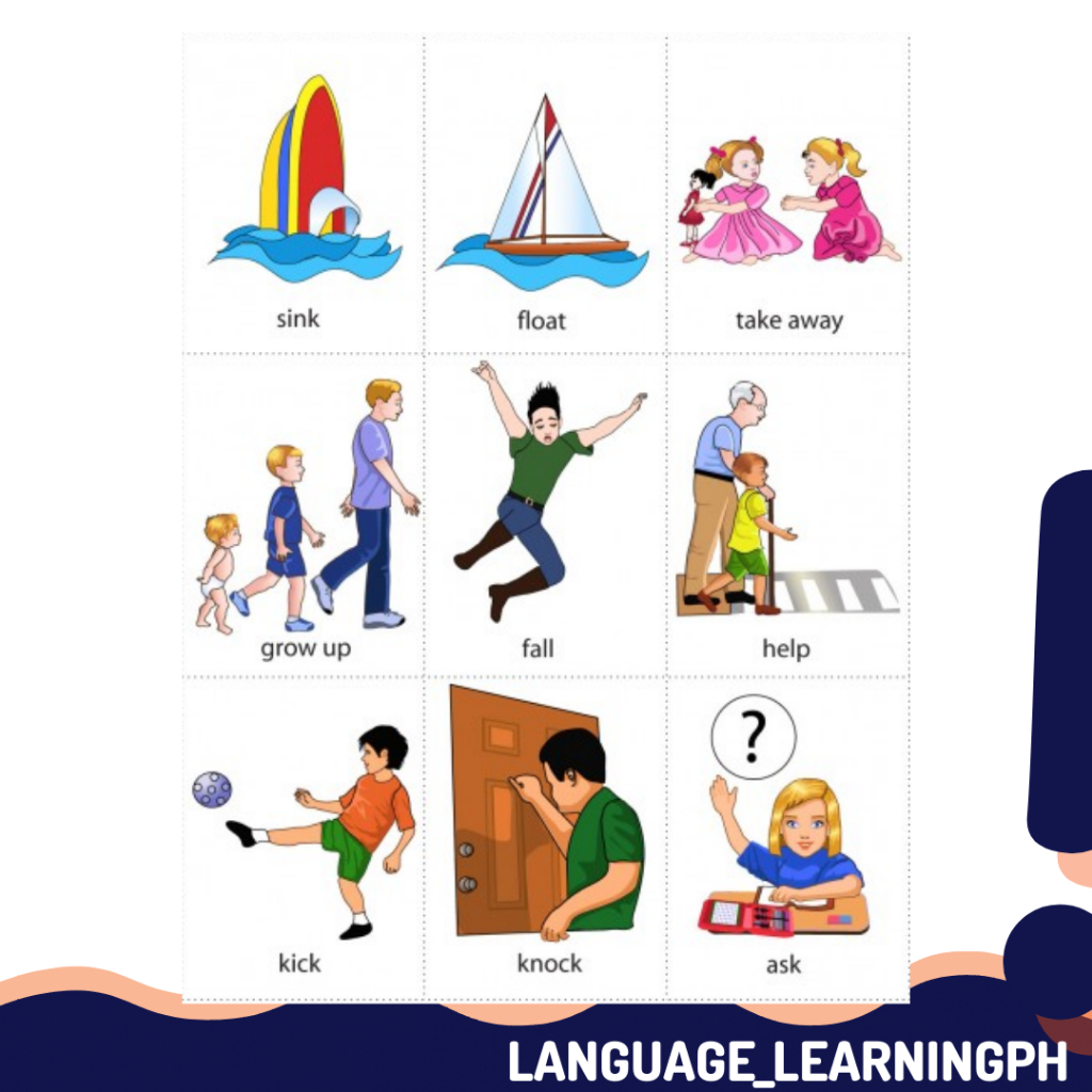 Kid's flashcard (adjective, noun, verb, and etc) Shopee Philippines