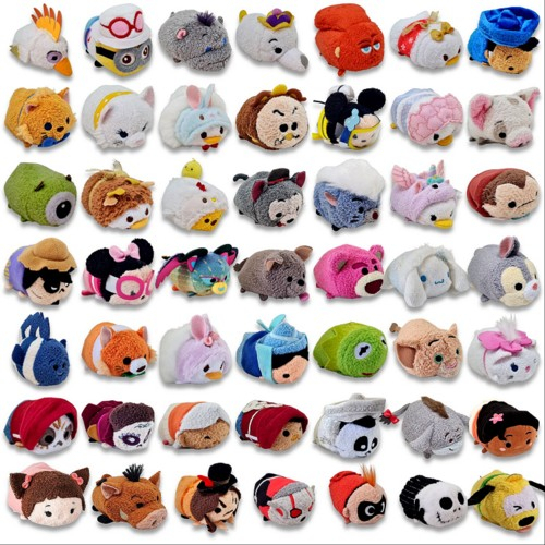 Original Disney Tsum Tsum Mini Plushies Stuffed Toys Collection 5 ...