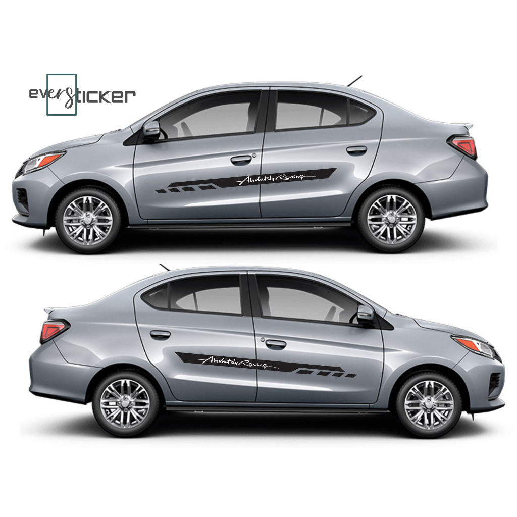 Universal side skirt car sticker Design 3 150cm (1 pair 2 pcs