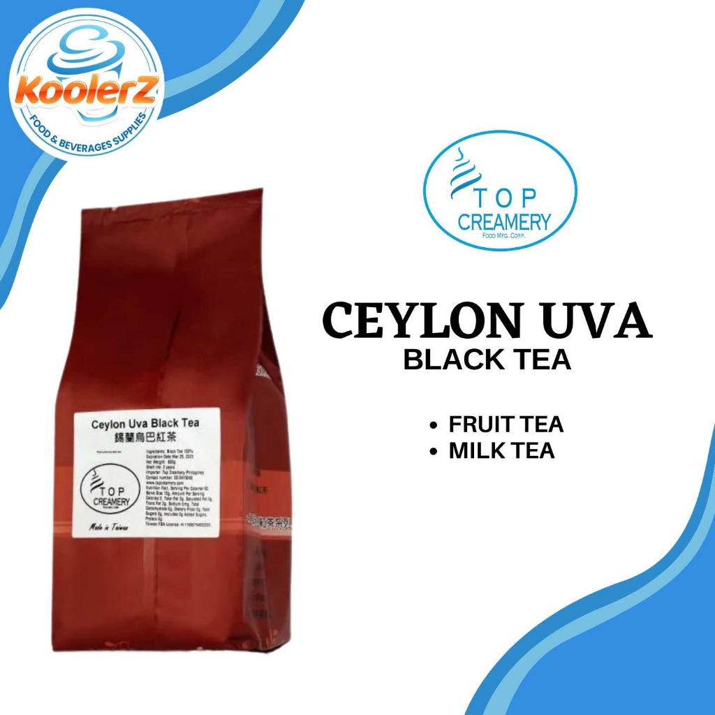 Top Creamery Ceylon Uva Black Tea Loose Leaves 600g Shopee Philippines