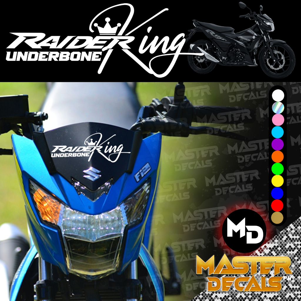 Raider King of Underbone Sticker | Shopee Philippines