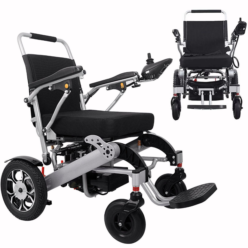 Folding Electric Wheelchair-Super Ultra Lightweight Power Mobility Aid ...