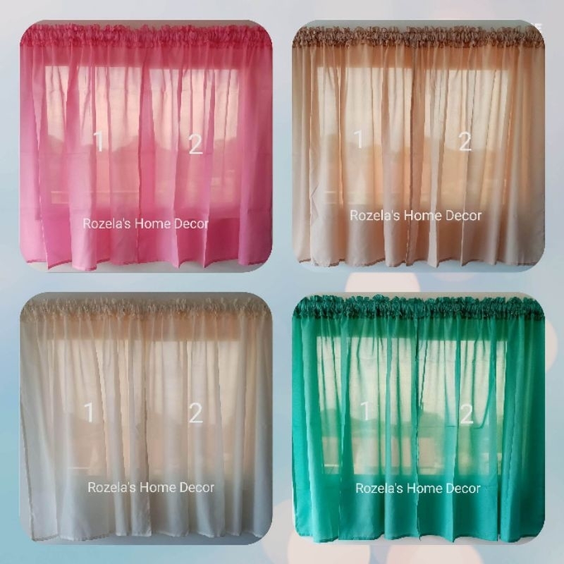 Plain Chalkboard Curtain 48 inches length Shopee Philippines