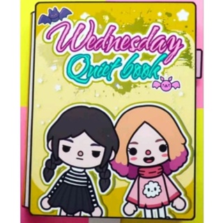 Wednesday Toca Boca Paper Doll Greeting Card for Sale by