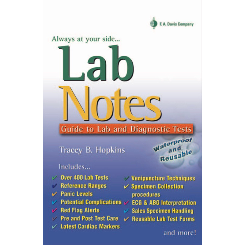 Lab notes guide to lab and diagnostic tests shopee philippines