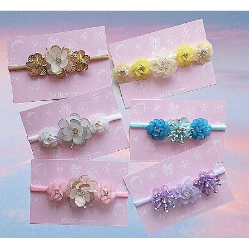 Bejeweled Baby Headband (elastic) Shopee Philippines
