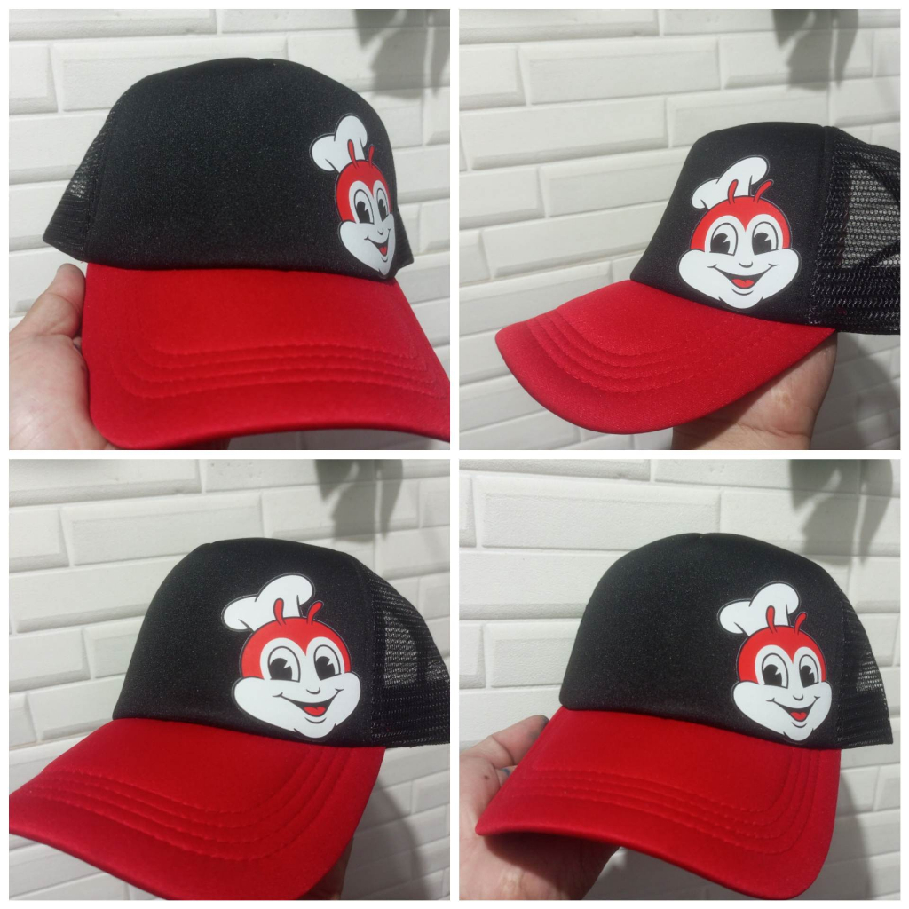 Jollibee Classic Trucker Net Cap Hat Mesh Snap Back Hero Fashion Trend