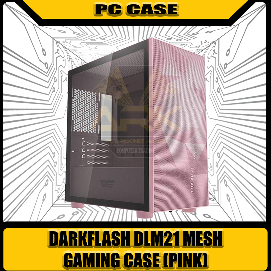 DarkFlash DLM21 Mesh Pink Gaming Case | Shopee Philippines
