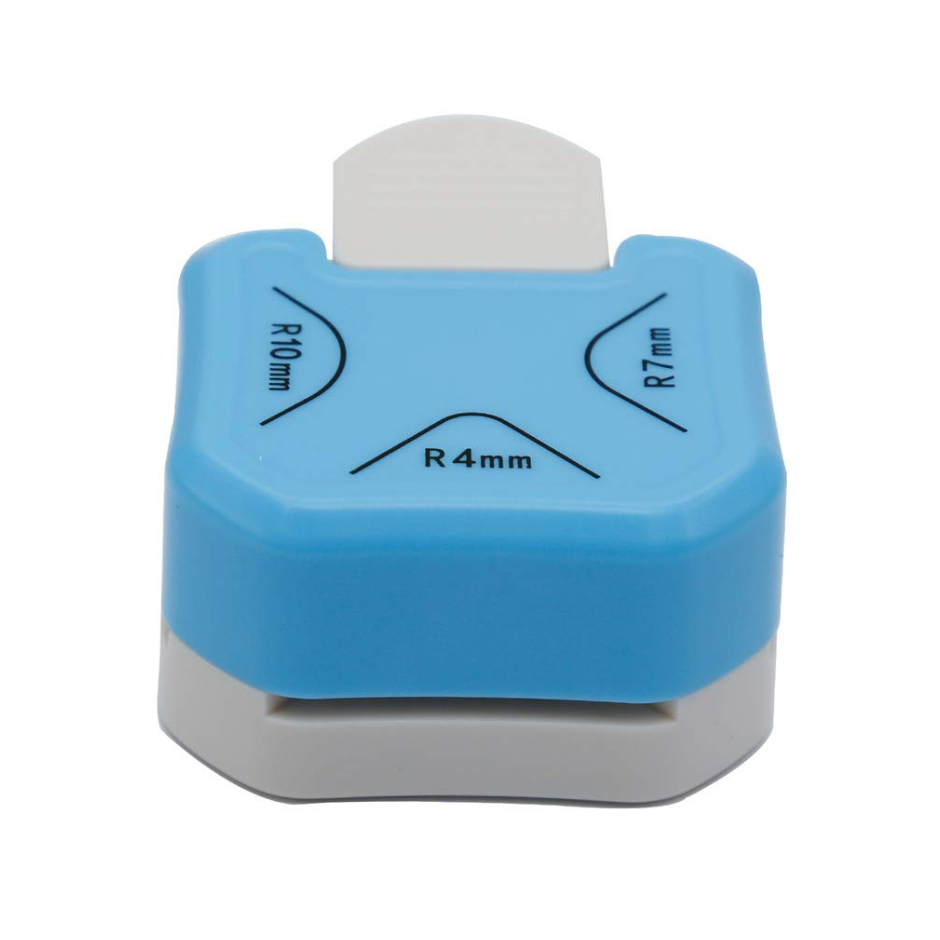 Paper Corner Rounder 3 in 1 （R4mm+R7mm+R10mm）， Corner Punches for Paper