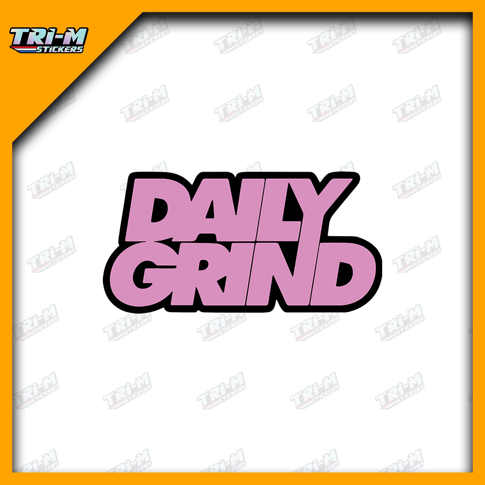 Daily Grind Sticker Motorcycle Design Sticker Tumbler Sticker Car ...