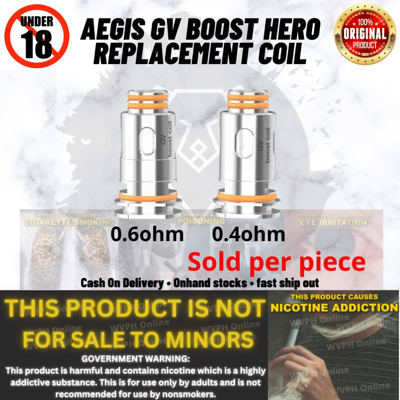 Authentic! Aegis GV BOOST hero replacement COIL for boost aegis hero ...