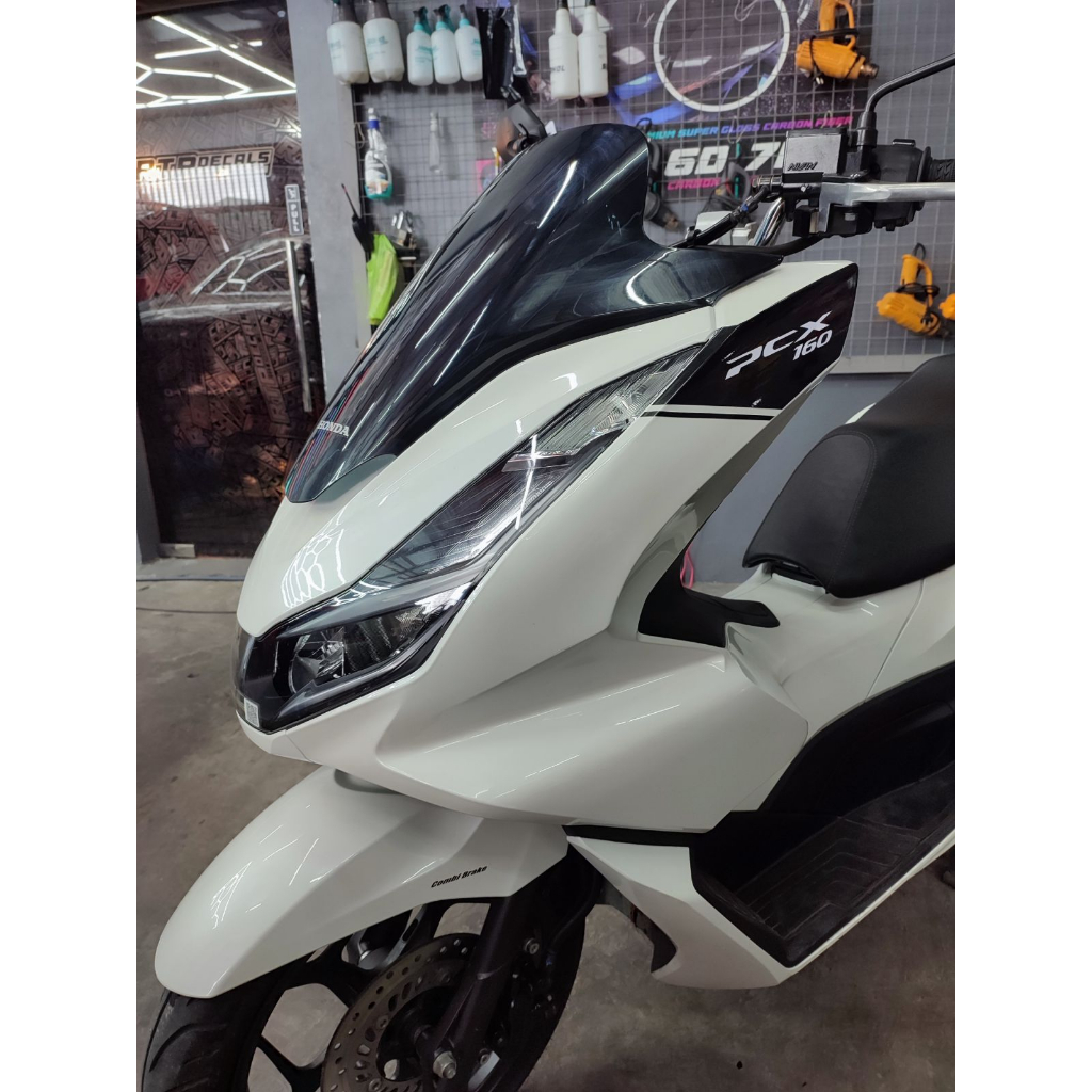(PRINTED) PCX 160 Side Decals Sticker New Design Shopee Philippines