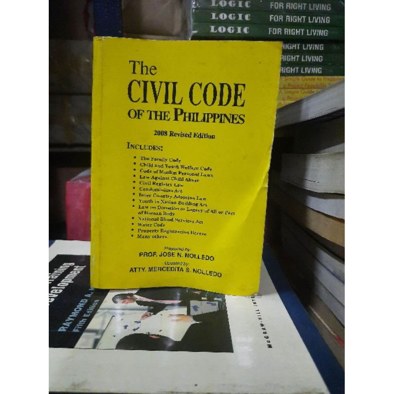 The Civil Code of the Philippines - 2008 Revised Edition | Shopee ...