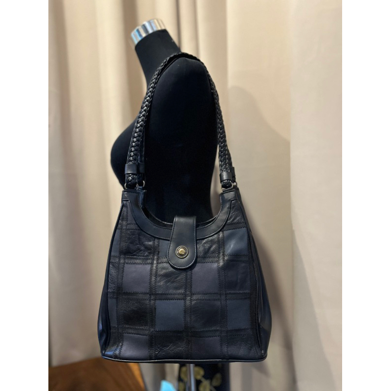 Medium Size Textured Leather Bag Shopee Philippines