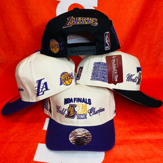 Vintage Lakers 2009 NBA Championship Baseball Hat Embroidered 