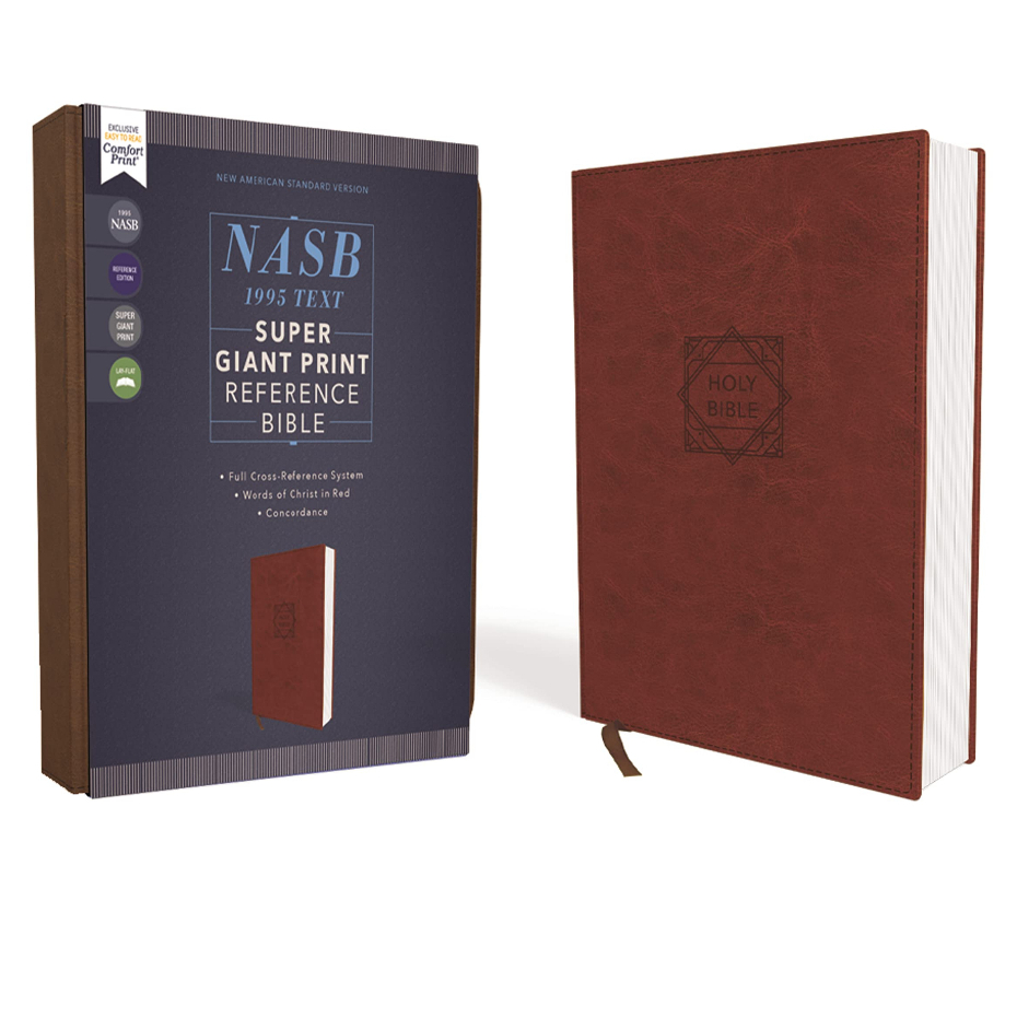 NASB SUPER GIANT PRINT REFERENCE BIBLE 1995 TEXT, COMFORT PRINT ...