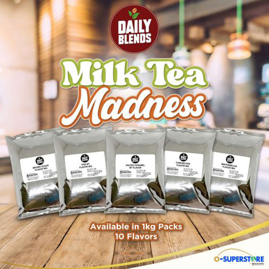 Daily Blends Matcha Milk Tea Flavor Mix 1kg | Shopee Philippines