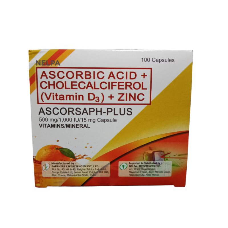 CZNC PLUS D / ASCORSAPHPLUS Ascorbic Acid (as Sodium Ascorbate