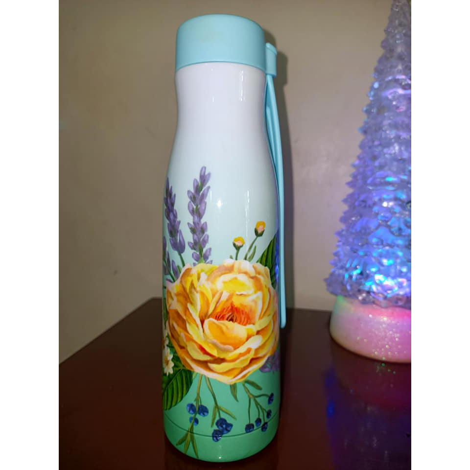 Tupperware Love Blooms Fashion Flask 400 mL | Shopee Philippines