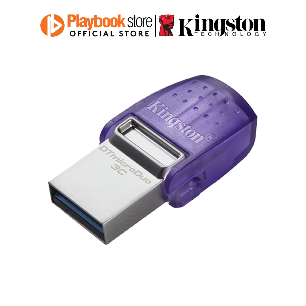 Kingston Datatraveler Microduo 3c 64gb128gb256gb Usb 32 Gen 1 Usb Flash Drive Shopee 8854