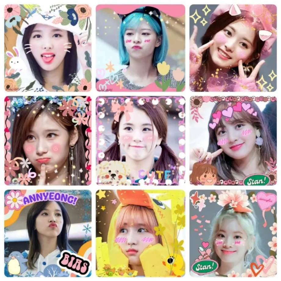 Twice Mail Stickers Set for packaging and trading (10 pcs) | Shopee ...