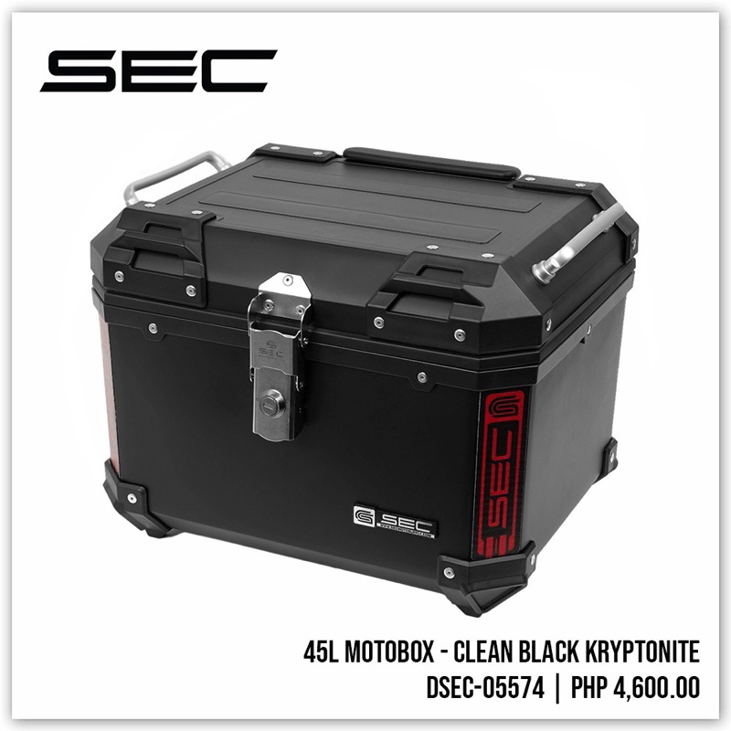 SEC 45L Plastic Box - Kryptonite (Black) | Shopee Philippines
