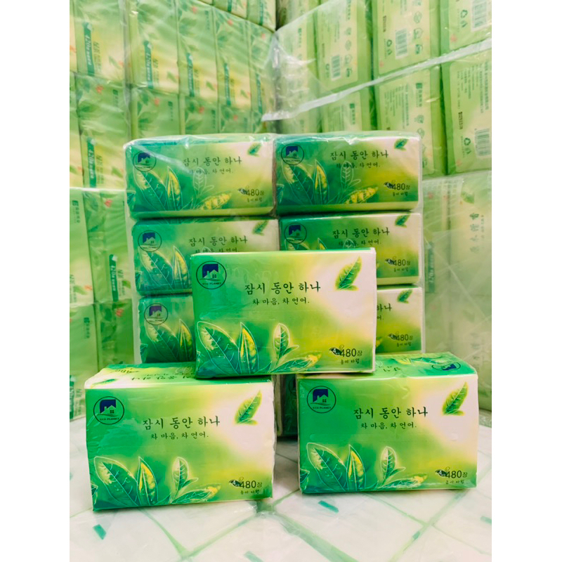 10Packs 8Packs Organic green tea Facial Tissue Paper towel 4ply COD ...