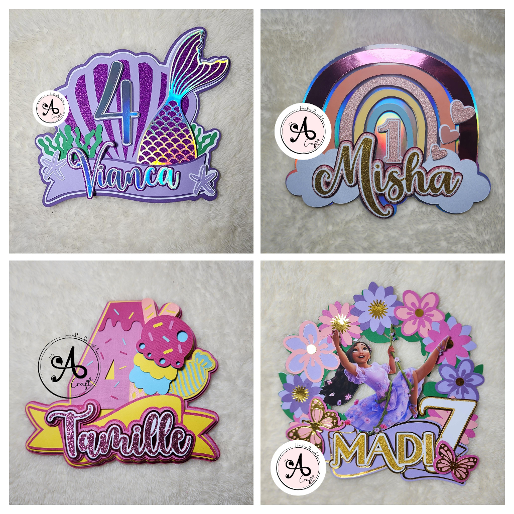 Personalized Cake Topper | Themed Cake Toppers | Customized Cake ...