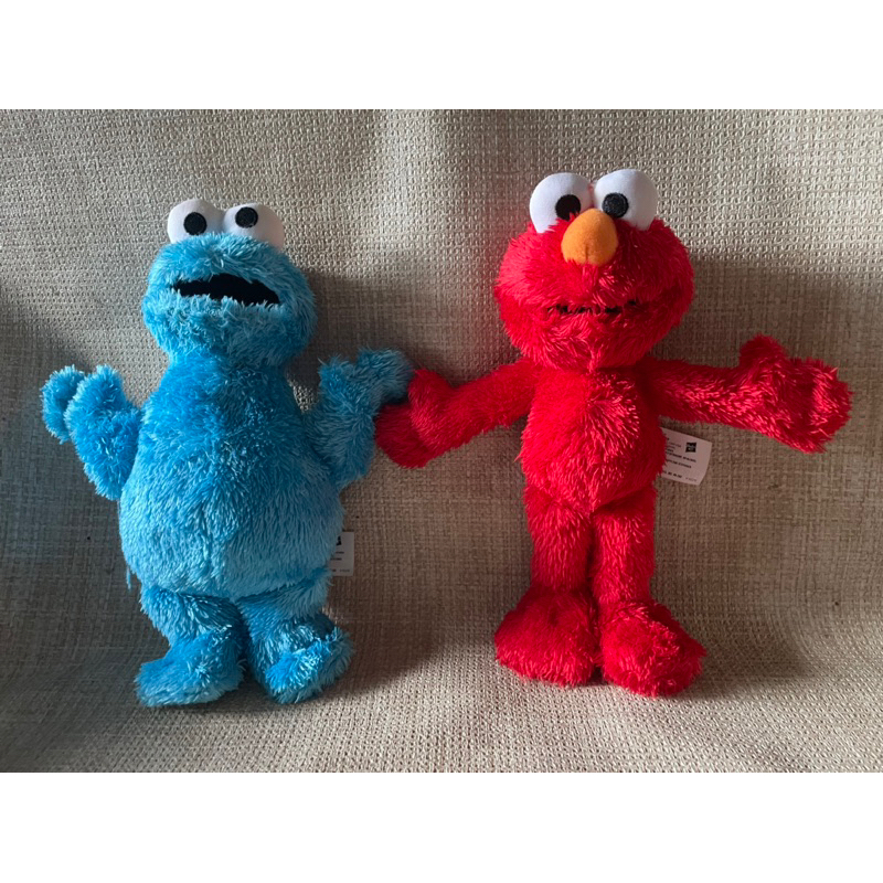 Sesame Street Elmo Cookie Monster and Elmo Plush Set | Shopee Philippines